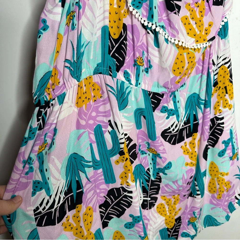 NWT Wrangler Retro One Shoulder, Bright Aztec Print Dress, Women’s Plus Size 3X - Picture 3 of 7